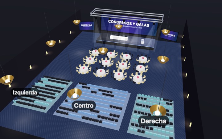 Congresos y galas en 3D