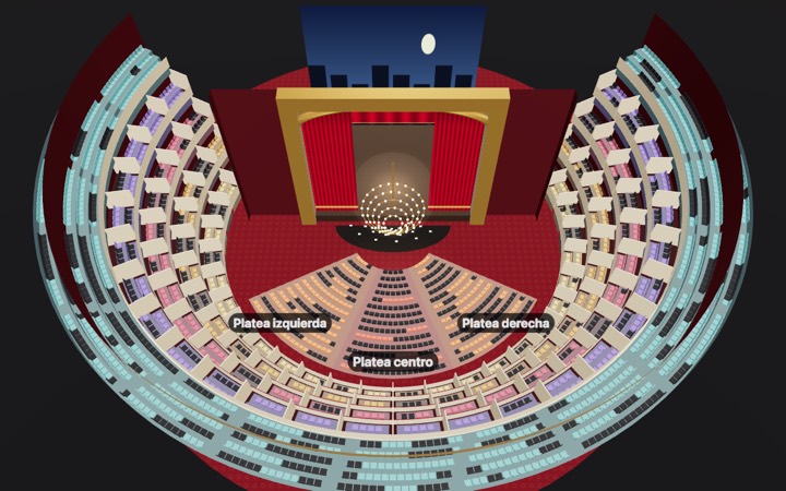 Teatro a la italiana en 3D