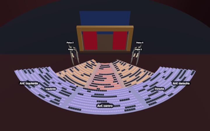 Teatro / auditorio en 3D