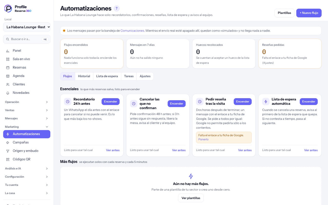 Automatizaciones: las esenciales listas para encender